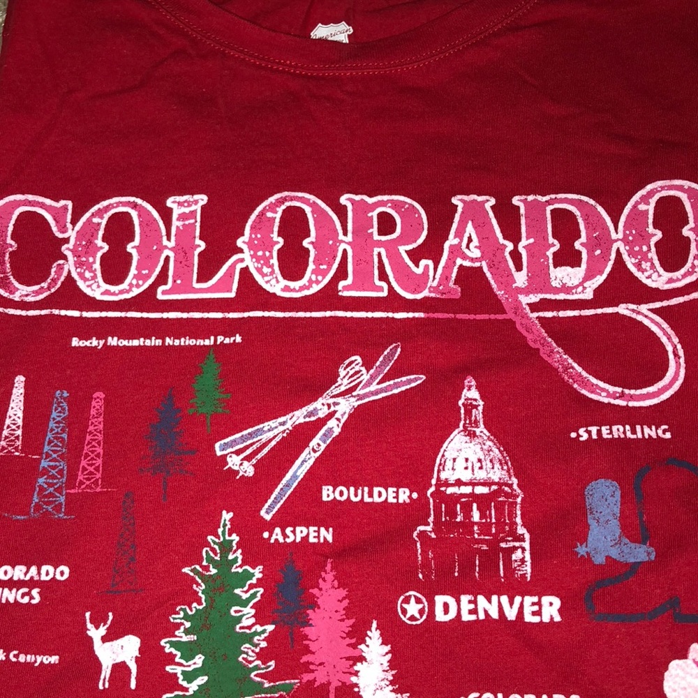 Colorado T-shirt XL red super cute